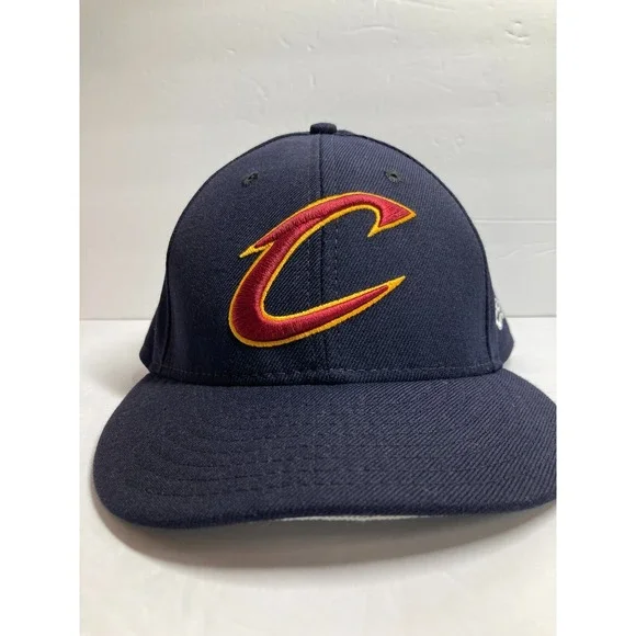 Cleveland Cavaliers Cap Hat Adult 7 1/2 Blue Wool Fitted NBA Basketball Cavs - Picture 4 of 16